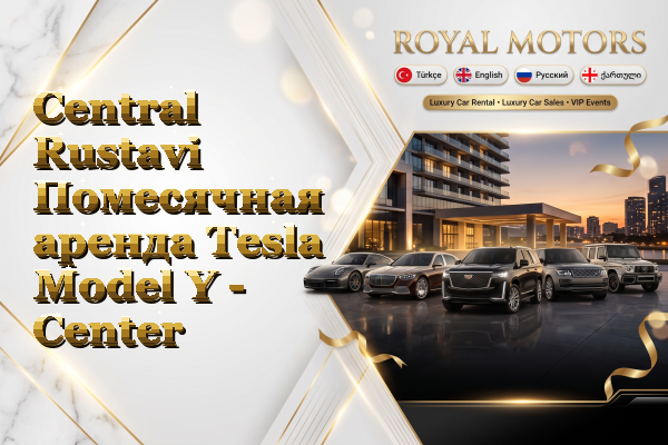 Central Rustavi Помесячная аренда Tesla Model Y - Center