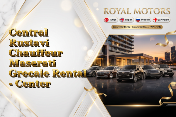 Central Rustavi Chauffeur Maserati Grecale Rental - Center