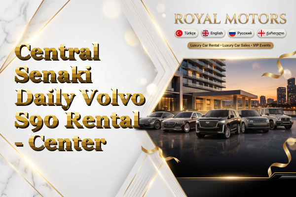 Central Senaki Daily Volvo S90 Rental - Center