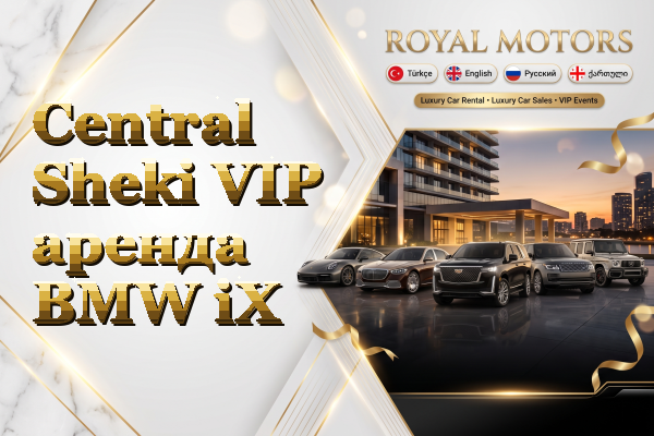 Central Sheki VIP аренда BMW iX