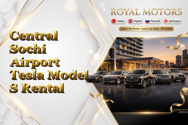 Central Sochi Airport Tesla Model S Rental