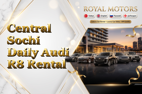 Central Sochi Daily Audi R8 Rental