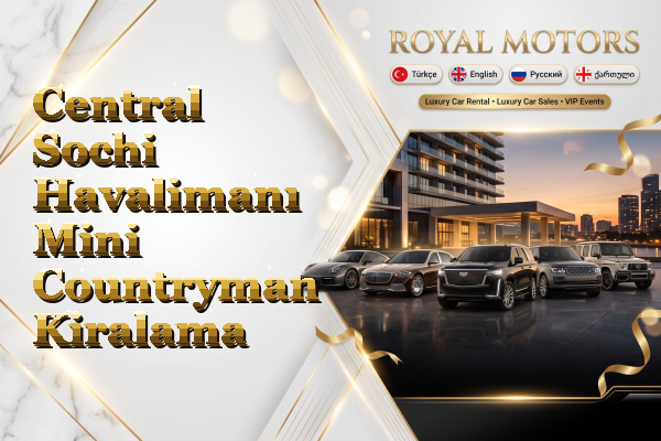 Central Sochi Havalimanı Mini Countryman Kiralama
