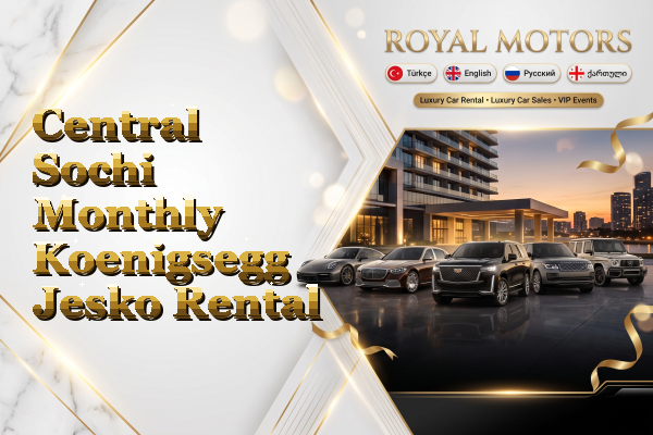 Central Sochi Monthly Koenigsegg Jesko Rental