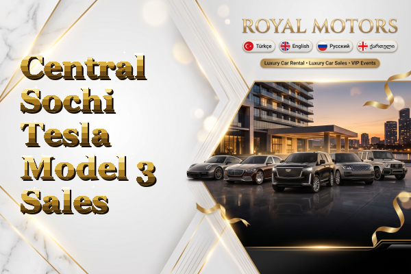 Central Sochi Tesla Model 3 Sales