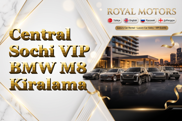 Central Sochi VIP BMW M8 Kiralama