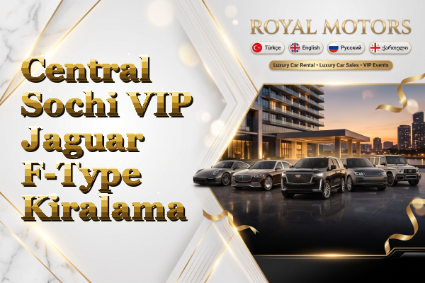 Central Sochi VIP Jaguar F-Type Kiralama