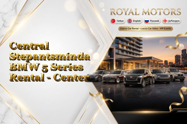 Central Stepantsminda BMW 5 Series Rental - Center