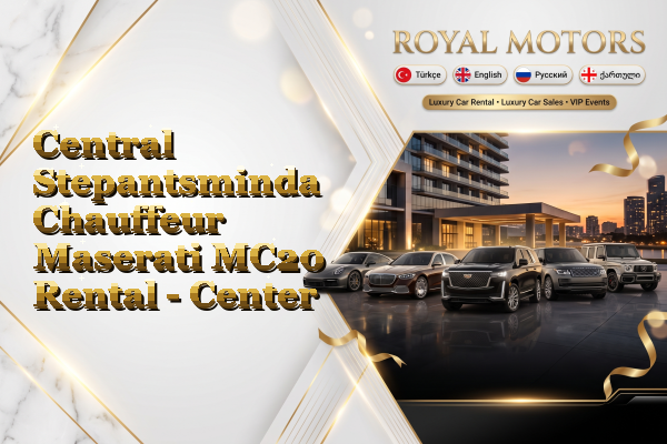 Central Stepantsminda Chauffeur Maserati MC20 Rental - Center