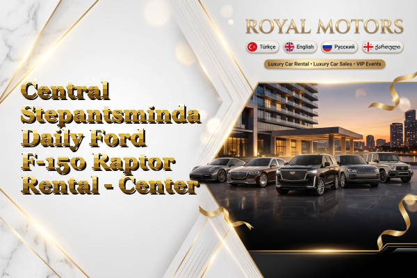 Central Stepantsminda Daily Ford F-150 Raptor Rental - Center