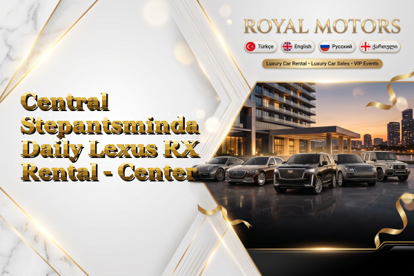 Central Stepantsminda Daily Lexus RX Rental - Center