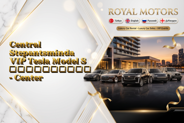 Central Stepantsminda VIP Tesla Model S გაქირავება - Center