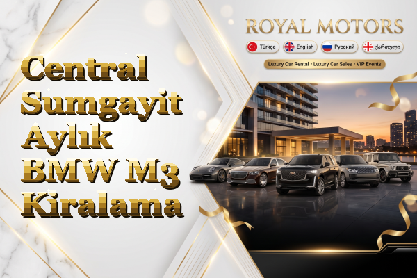 Central Sumgayit Aylık BMW M3 Kiralama