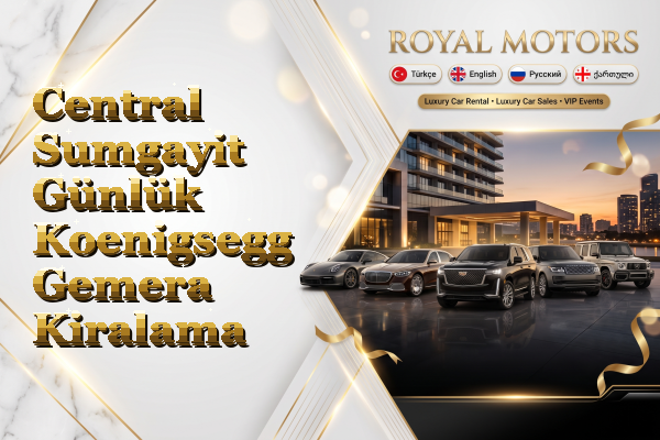 Central Sumgayit Günlük Koenigsegg Gemera Kiralama