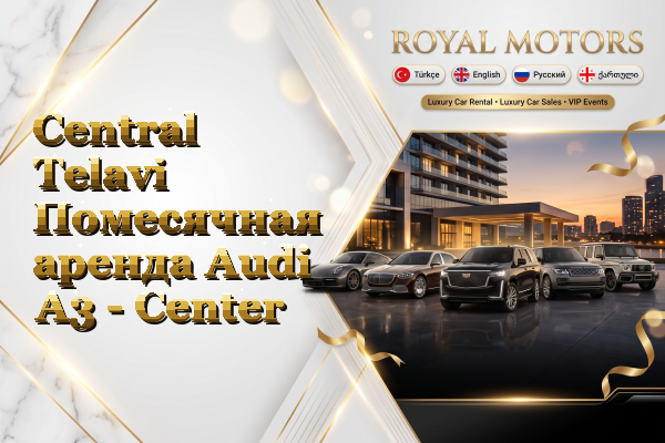 Central Telavi Помесячная аренда Audi A3 - Center