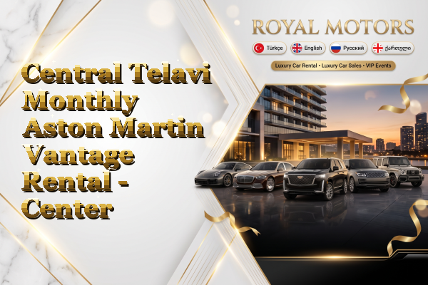 Central Telavi Monthly Aston Martin Vantage Rental - Center