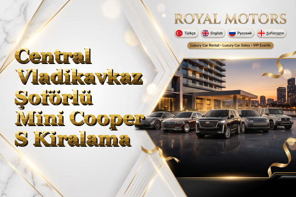 Central Vladikavkaz Şoförlü Mini Cooper S Kiralama
