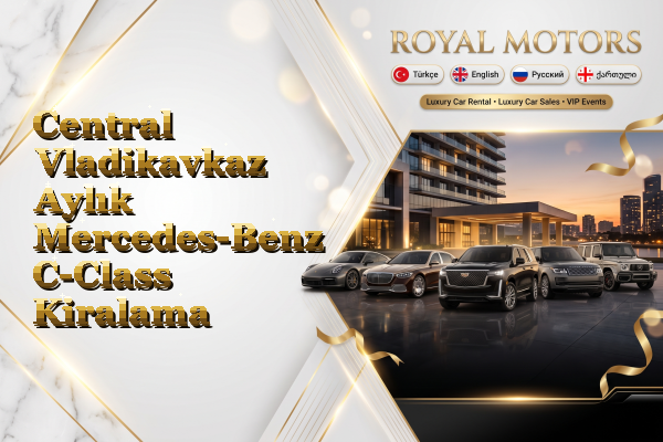 Central Vladikavkaz Aylık Mercedes-Benz C-Class Kiralama
