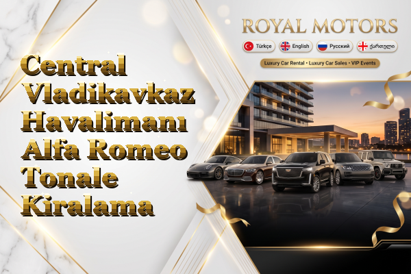 Central Vladikavkaz Havalimanı Alfa Romeo Tonale Kiralama