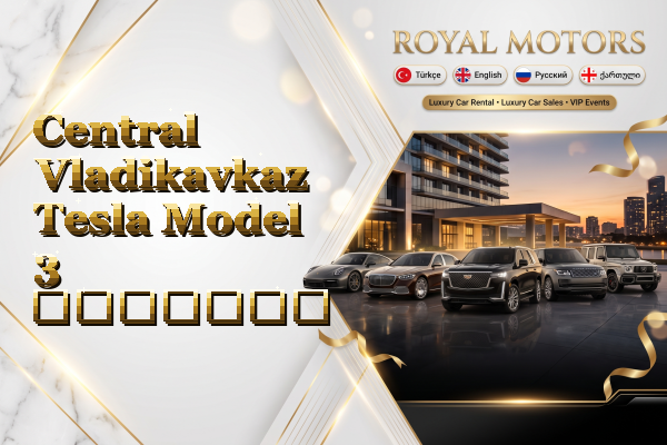 Central Vladikavkaz Tesla Model 3 გაყიდვა