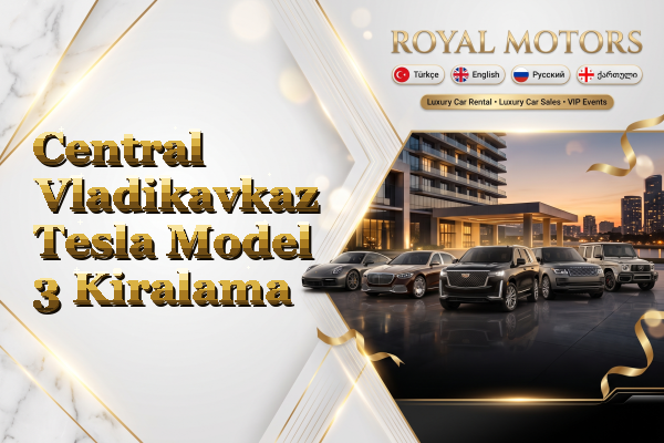 Central Vladikavkaz Tesla Model 3 Kiralama