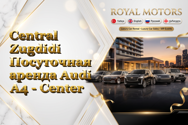 Central Zugdidi Посуточная аренда Audi A4 - Center
