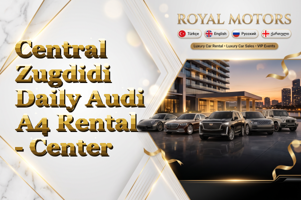 Central Zugdidi Daily Audi A4 Rental - Center