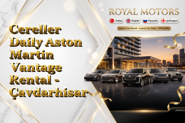 Cereller Daily Aston Martin Vantage Rental - Çavdarhisar