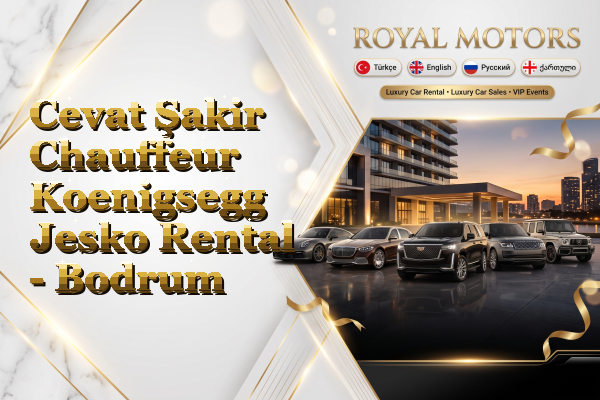 Cevat Şakir Chauffeur Koenigsegg Jesko Rental - Bodrum