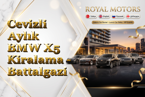 Cevizli Aylık BMW X5 Kiralama - Battalgazi