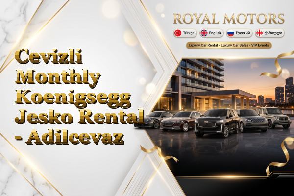 Cevizli Monthly Koenigsegg Jesko Rental - Adilcevaz