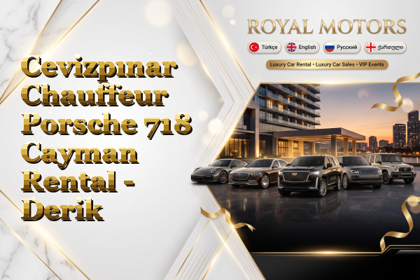 Cevizpınar Chauffeur Porsche 718 Cayman Rental - Derik