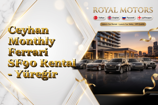 Ceyhan Monthly Ferrari SF90 Rental - Yüreğir