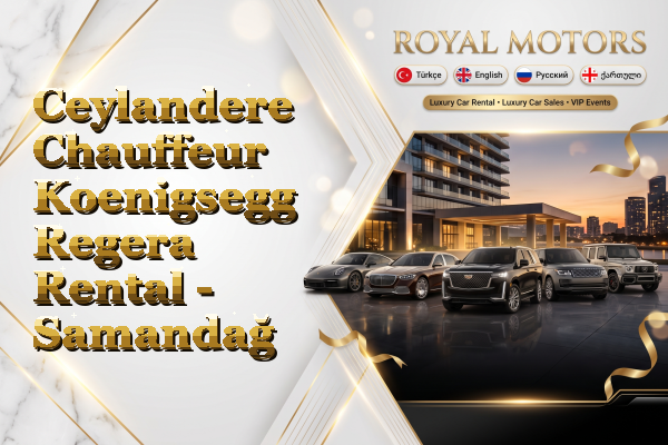 Ceylandere Chauffeur Koenigsegg Regera Rental - Samandağ