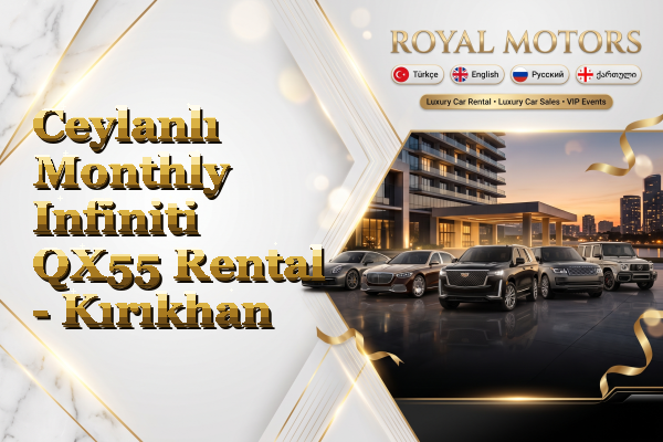 Ceylanlı Monthly Infiniti QX55 Rental - Kırıkhan