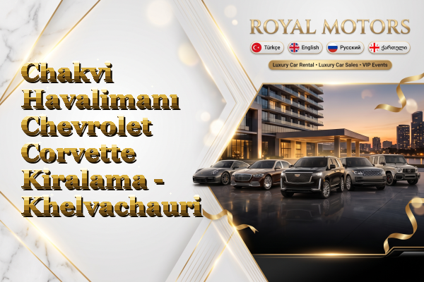 Chakvi Havalimanı Chevrolet Corvette Kiralama - Khelvachauri