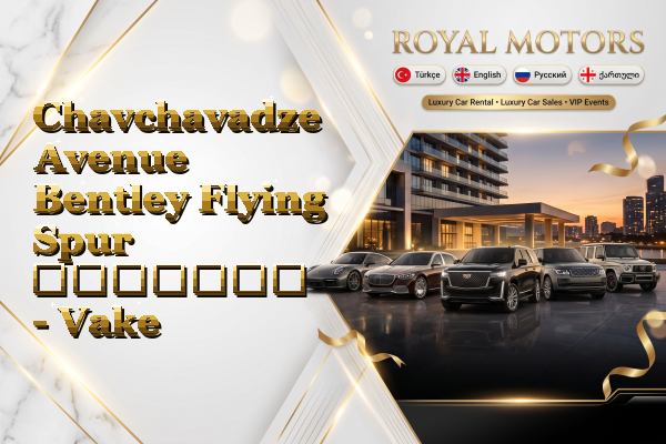 Chavchavadze Avenue Bentley Flying Spur გაყიდვა - Vake