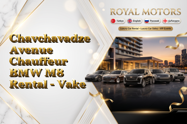 Chavchavadze Avenue Chauffeur BMW M8 Rental - Vake