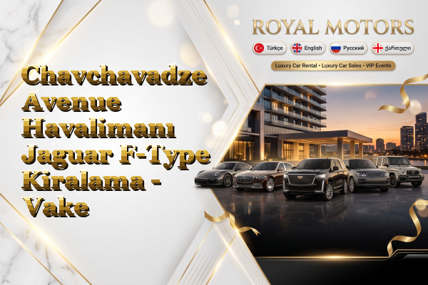 Chavchavadze Avenue Havalimanı Jaguar F-Type Kiralama - Vake