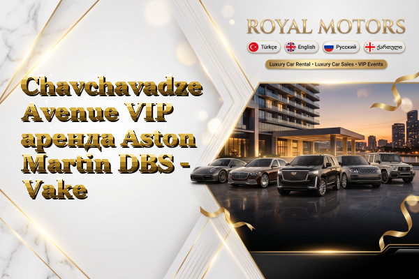 Chavchavadze Avenue VIP аренда Aston Martin DBS - Vake