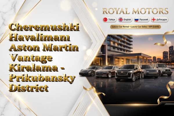 Cheremushki Havalimanı Aston Martin Vantage Kiralama - Prikubansky District
