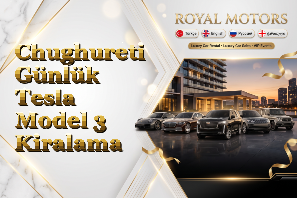 Chughureti Günlük Tesla Model 3 Kiralama