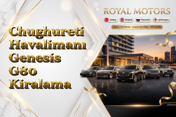 Chughureti Havalimanı Genesis G80 Kiralama