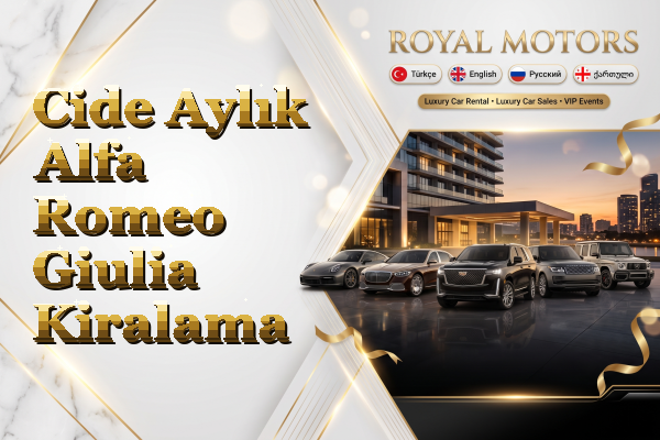 Cide Aylık Alfa Romeo Giulia Kiralama