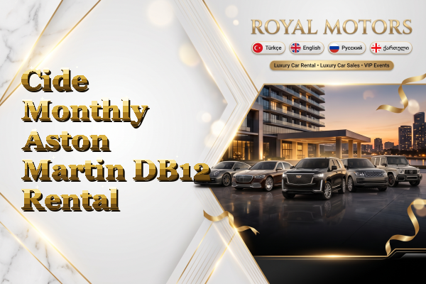 Cide Monthly Aston Martin DB12 Rental