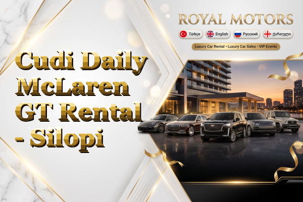 Cudi Daily McLaren GT Rental - Silopi