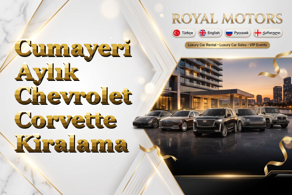 Cumayeri Aylık Chevrolet Corvette Kiralama