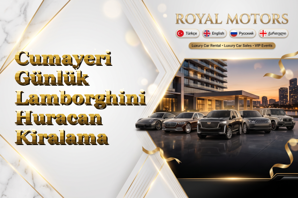 Cumayeri Günlük Lamborghini Huracan Kiralama