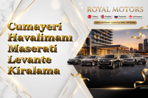 Cumayeri Havalimanı Maserati Levante Kiralama