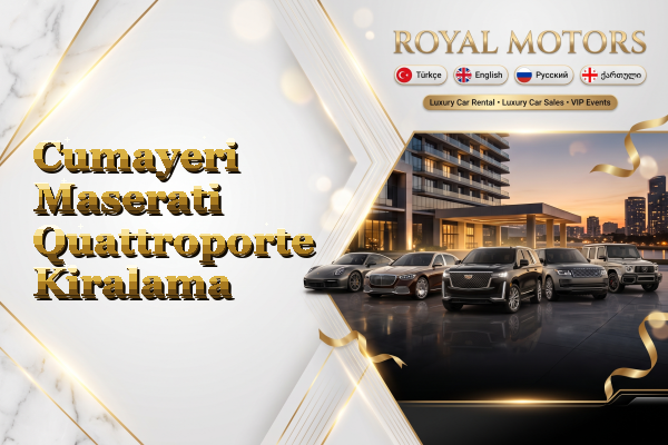 Cumayeri Maserati Quattroporte Kiralama